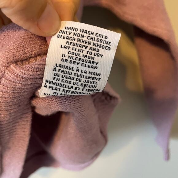 Magaschoni Lavender Textured Knit Lavender Sweater size Medium - Picture 5 of 8